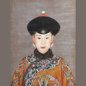 Natural Pearls on Imperial Portrait