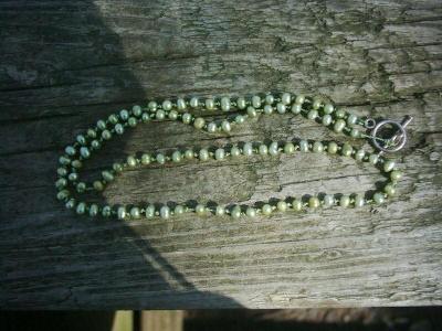 Green Pearl Necklace
