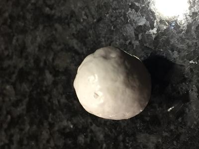 King crab pearl found in a leg.