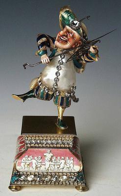 Koch, who plays the violin on a grid