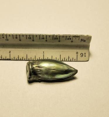 large abalone pearl with great color!