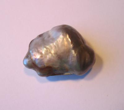 Large Hollow Nacreous Pen Pearl 30.50 carats