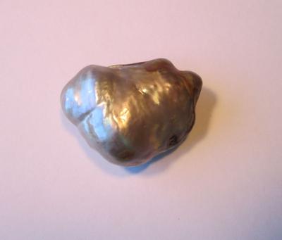 Large Hollow Nacreous Pen Pearl 30.50 carats