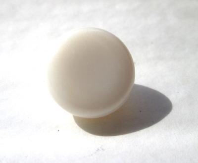 Large Natural Button Shaped Clam Pearl 15+ carats 14+mm