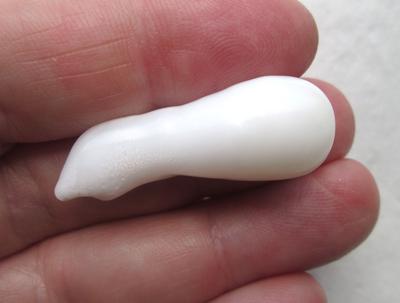 Large Natural Drop Shaped Clam Pearl 34+ carats