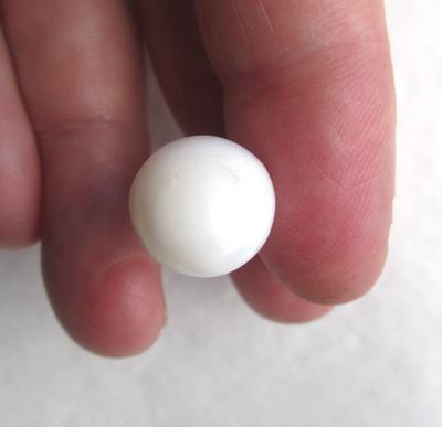 Large Natural Drop Shaped Clam Pearl 34+ carats