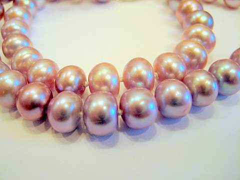 Freshwater Lavender Pearl Necklace - A New Classic Color