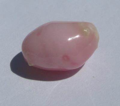Light Pink Conch Pearl with Dark Pink Spots 6.86 carats