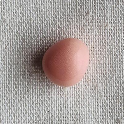 Light pink conch pearl with flame 5+ carats