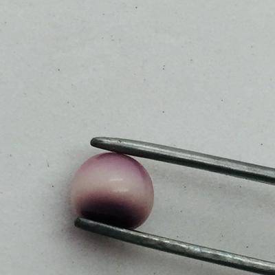 Light Purple Quahog Pearl for Sale Button Shape 4mm