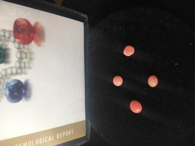  Lot of 4 Beautiful Pearls 7.4 cts