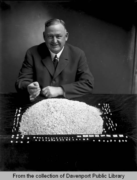 Man with Mississippi River Pearls