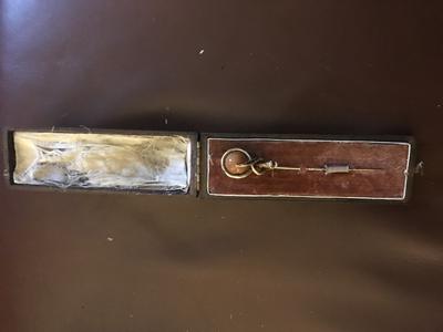 Melo Melo and Conch Pearl Stick Pins