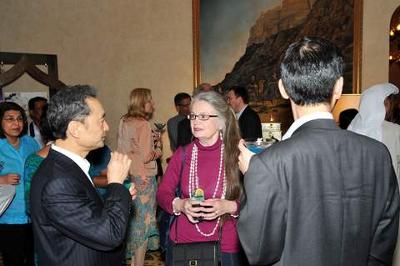 Kari Chats with Mikmoto President