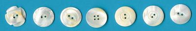 White MOP Buttons Made in Muscatine