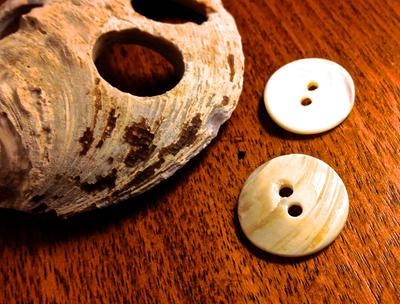 White River (IN) and vintage shell buttons