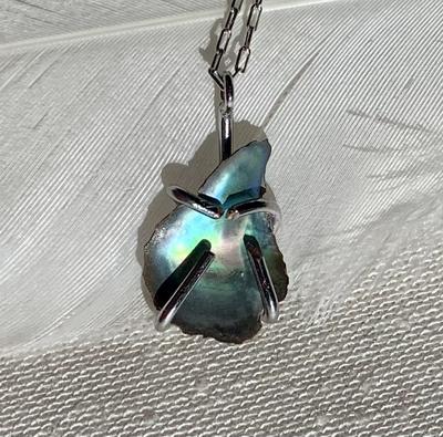 Natural Abalone Pearl Pendant