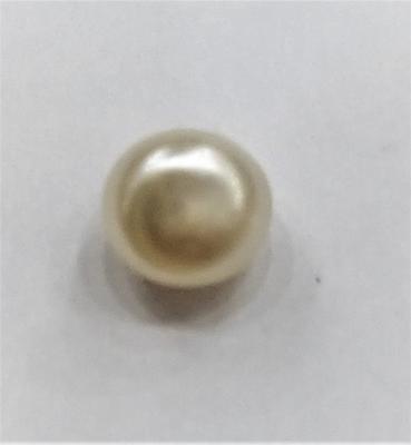 Natural Basra Pearl 1 carat Near Button Shape