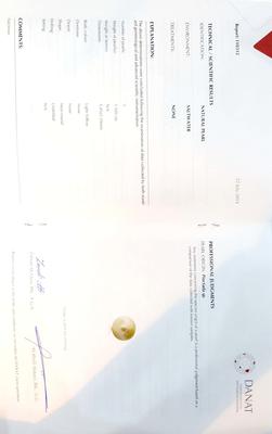 Natural Basra Pearl Near Round 5mm Light Yellow