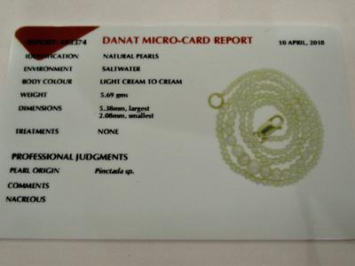 Natural Basra Pearl Necklace 2-5mm 16 Inches Long