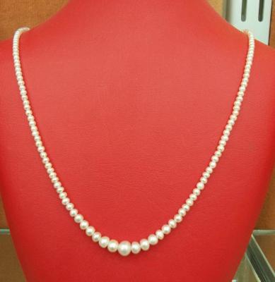 Natural Basra Pearl Necklace   &  32.04 Carats