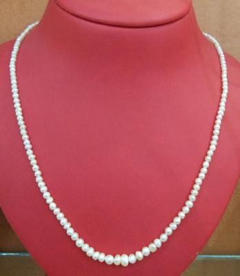 Natural Basra Pearl Necklace Strand - 43.99 carats