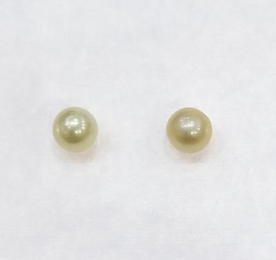 Natural Basra Pearl Pair (Part-Drilled) 4mm