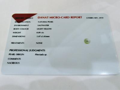 Natural Basra Pearl Pendant Near Round with Diamonds