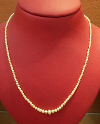 Natural Basra Pearls in a Lovely Strand
