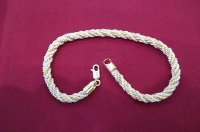 Natural Basra Seed Pearls Bracelet - 21 ct Gold