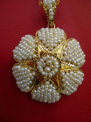 Seed Pearl Pendant