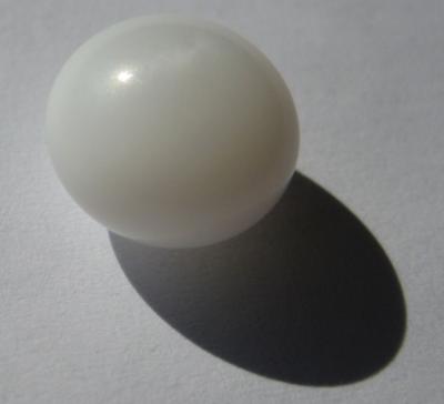 6.60 carat Clam Pearl Button Shape
