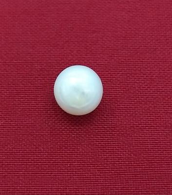 Natural Loose Basra Pearl 1+ carats Button Shape Light Cream