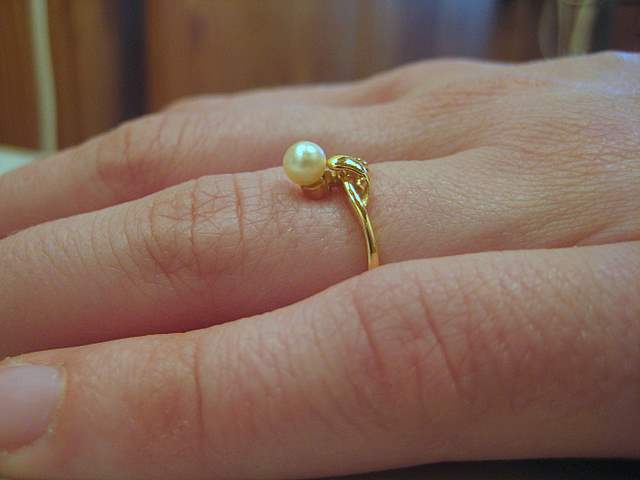 Natural Pearl Ring Natural Pearl Ring