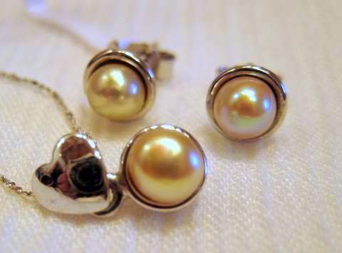 Natural Pearl Jewelry Set