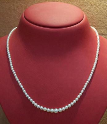 Natural Pearl Necklace at 33.55 Carat