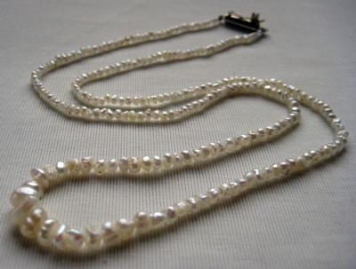 Natural Pearl Necklace Strand