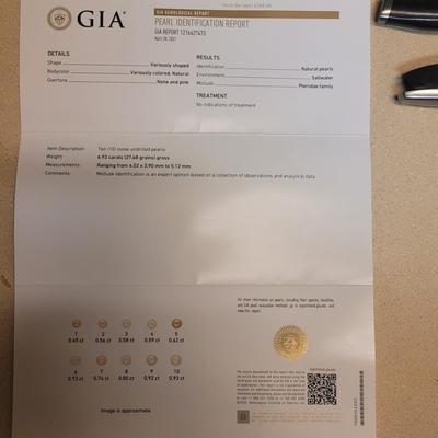 Natural  Pearl Saltwater Wild 6mm Round