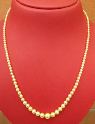 Natural Pearls Necklace Strand