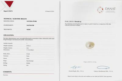 Natural Persian Gulf Pearl Bracelet