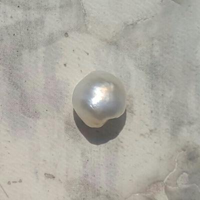 Natural Saltwater Pearl 2.6 ct 7mm Baroque