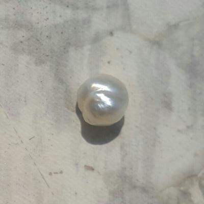 Natural Saltwater Pearl 2.6 ct 7mm Baroque