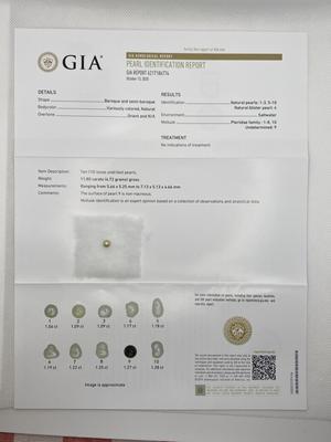 Natural Saltwater Wild Button Pearl from Isla Margarita