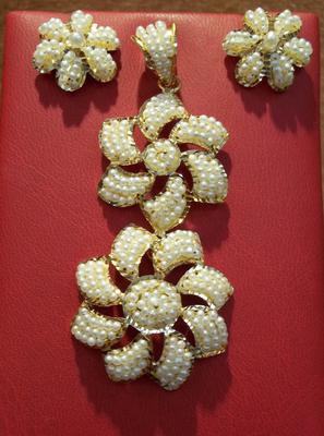 Natural Seed Pearl Jewelry Set 