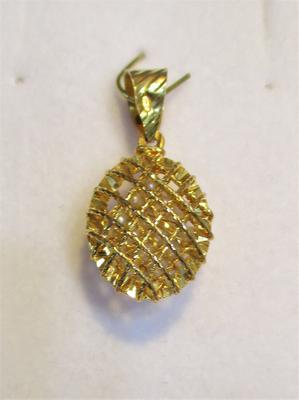 Natural Seed Pearls Pendant from Arabian/Persian Gulf on 21k Gold