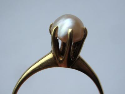 Natural USA River Pearl Ring