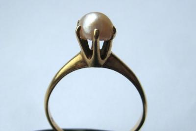 Natural USA River Pearl Ring