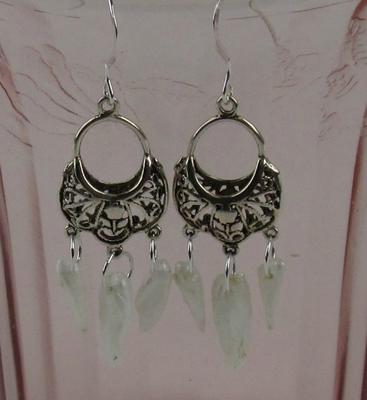 Natural USA Spike Pearl Earrings