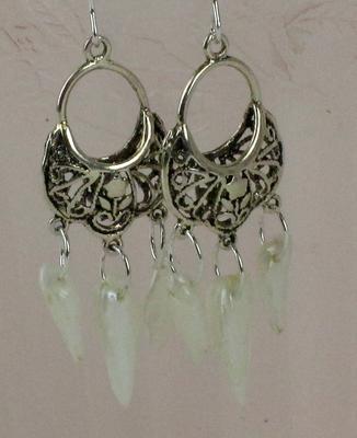 Natural USA Spike Pearl Earrings