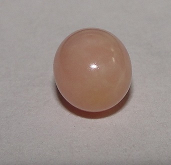 Near Round Pinkish Conch Pearl 1.15 carat 